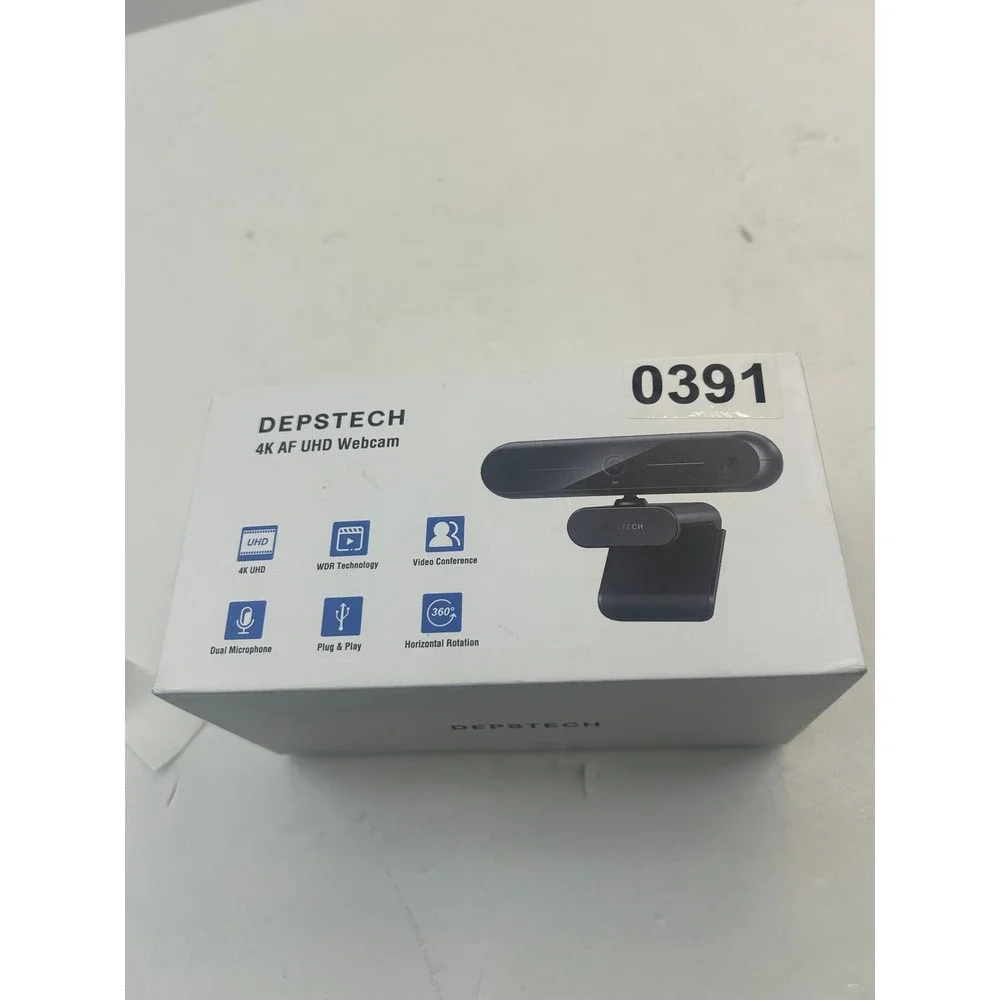 DEPSTECH 4K AF UHD Webcam OS Black